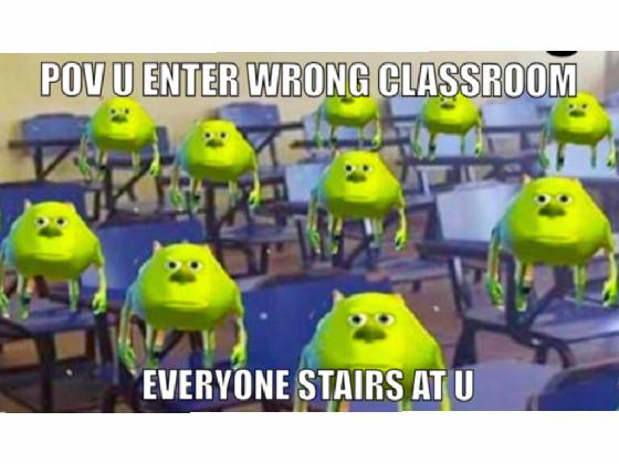 Pov you enter the wrong class