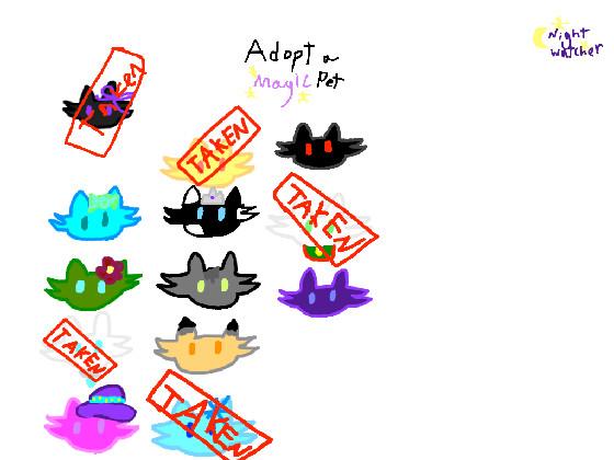 Adopt a magic cat!  1