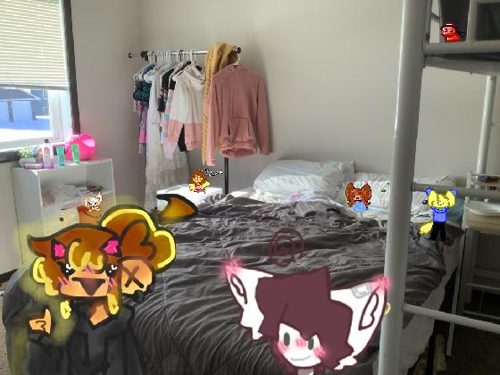 Add ur oc in meh room 1