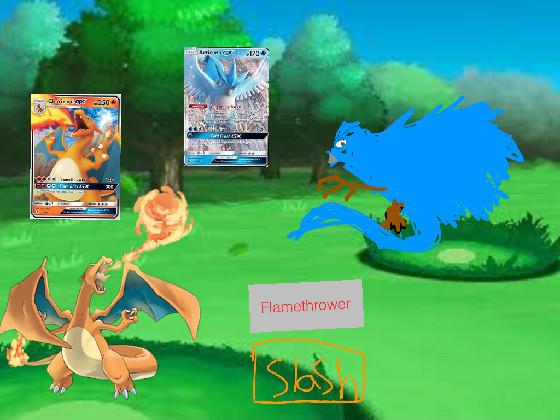 Charizard vs articuno Pokémon battle