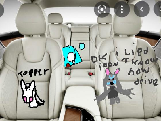 add your oc in the car 1 1