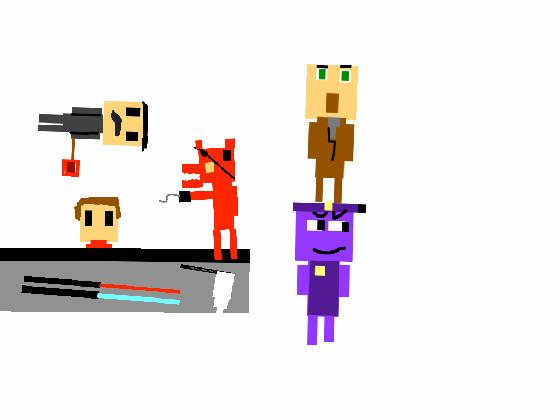 Grian, Mumbo, and Fnaf security breach
