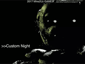 fnaf ultimate custom night title demo