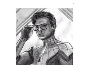 peter parker drawing pls a hundred likes