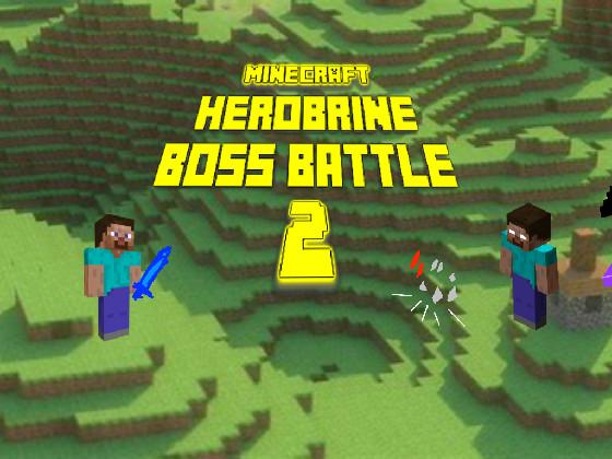 minecraft herobrine boss battle 2  1 1 1 1