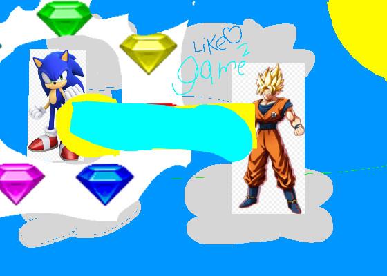 Super Sonic vs Super Sayin Goku  part1