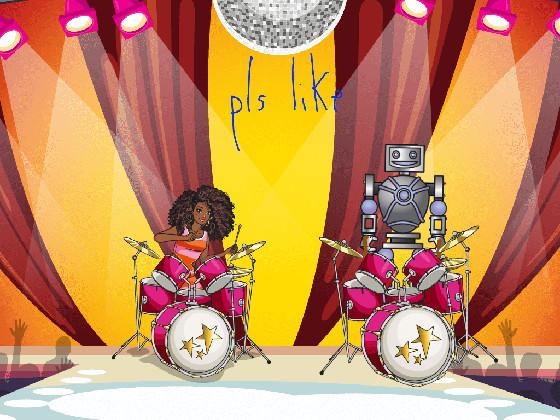 drumming with the robot