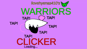 Warrior cats clicker (fixed bug) (loading animation) more p