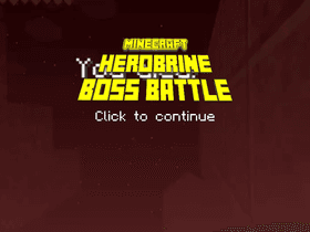 Minecraft: Herobrine VS Steve BOSS BATTLE