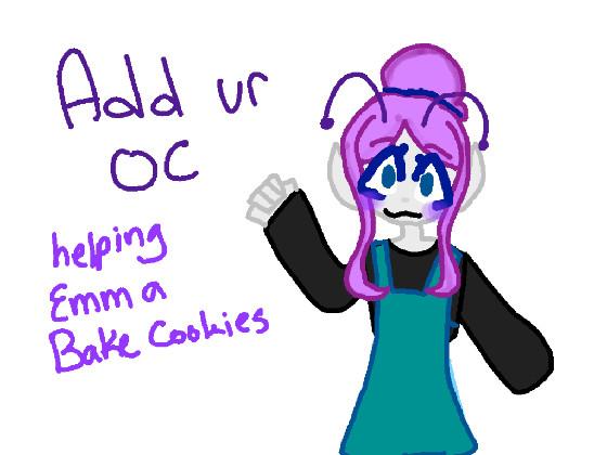 add ur oc baking cookies