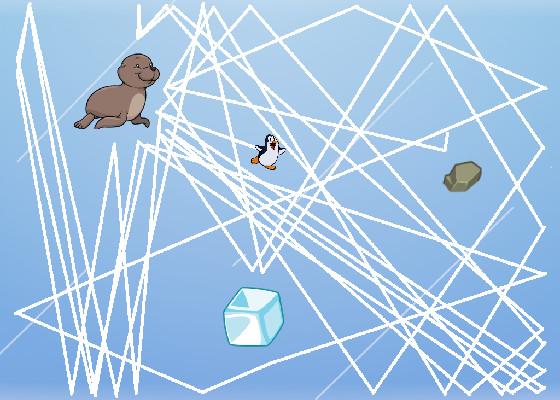 ice skating penguin 1