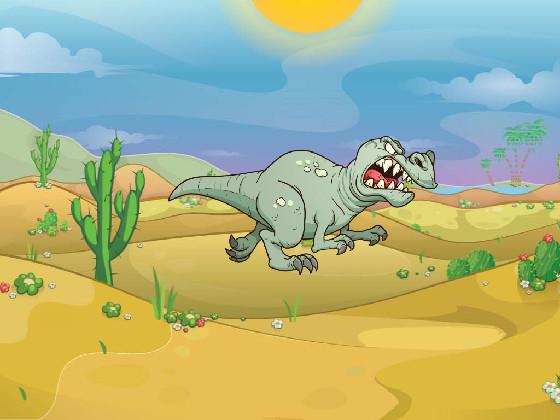 runing t-rex