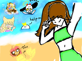 Add your Oc to the beach!