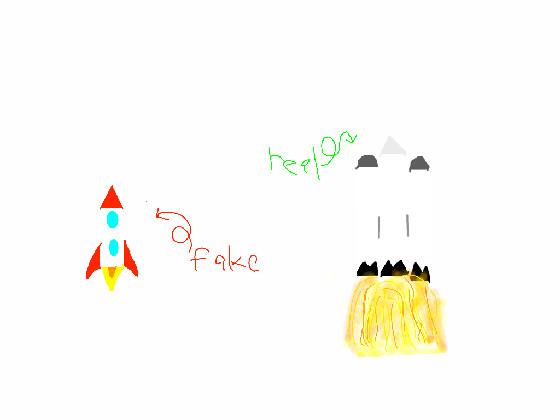 fake rocket vs real rocket