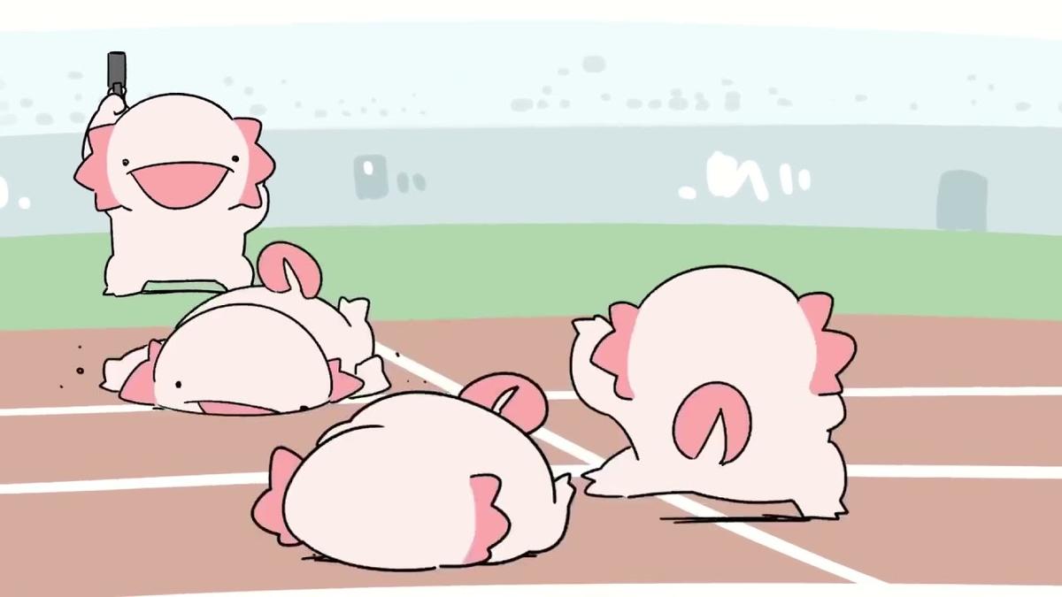axolotls try to go jogging