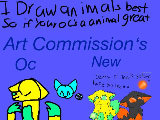 art commissions Redrawing your oc 1 1