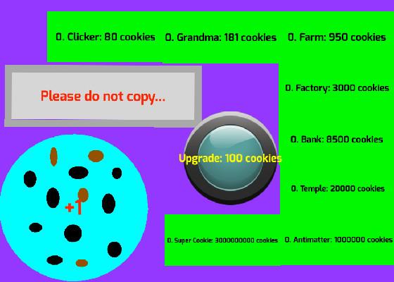 Cookie Clicker object - copy