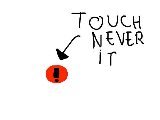 NEVER TOUCH THE BOUTON  1