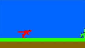 Dinosaur jump game (Inspired by google)