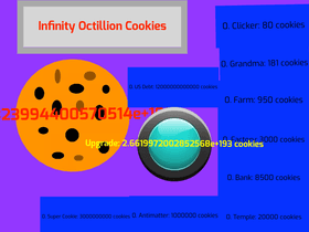 Cookie Clicker hacked