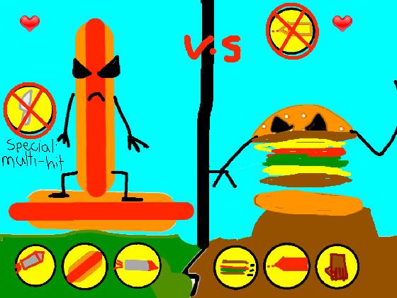 Sawsage vs Hamburger 1 1 2 1