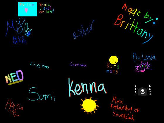 remix add your name 1 1