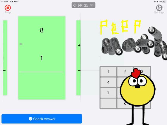 peep math on the math