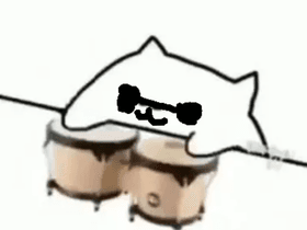 blind Bongo Cat Meme