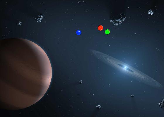 skittles in space