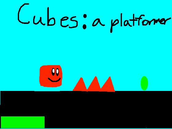 Cubes: a platformer