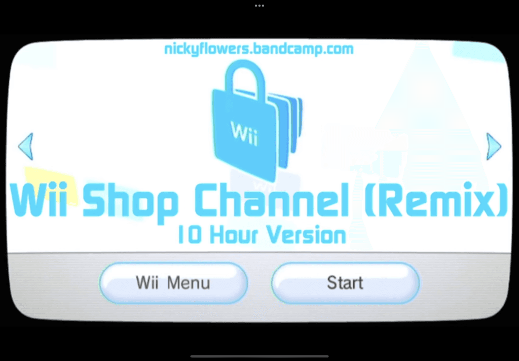 Wii Shop Channel Remix (Glitched)