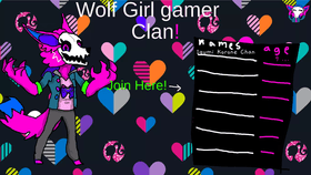 Wolf girl gamer clan only for girls