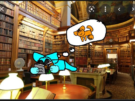 draw ur oc in the library  1