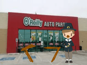 O’ Reilly’s Auto Parts Oh No Our Table It’s Broken 