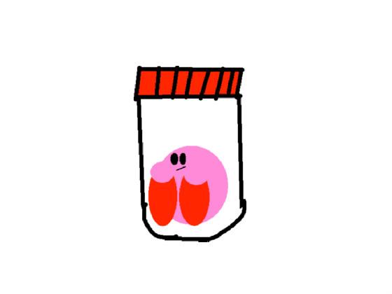 kirb in a jar