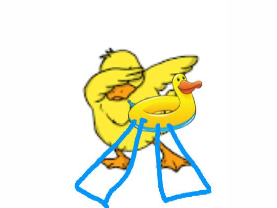 dabbing  duck
