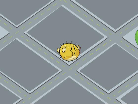 go spinning blow fish