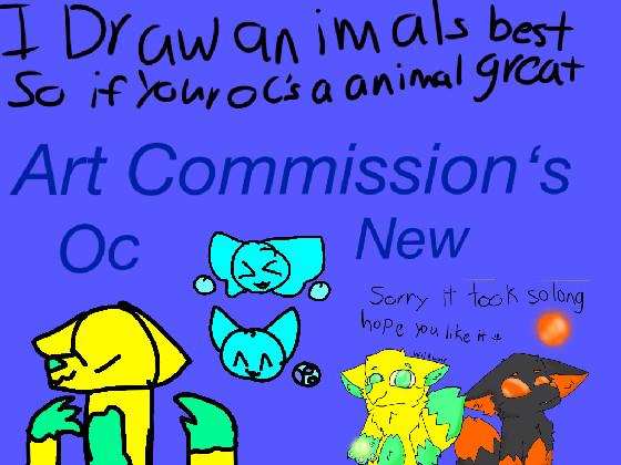 art commissions Redrawing your oc 1 1 1