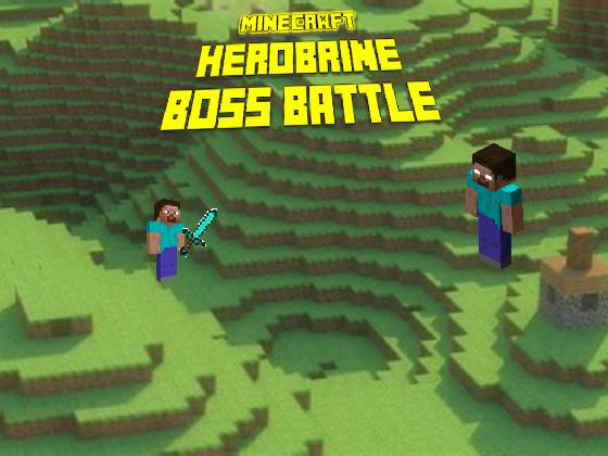 Herobrine boss fight by Thuy