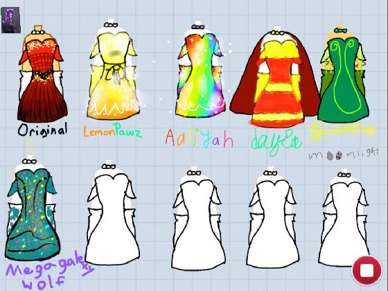 add your own dress!