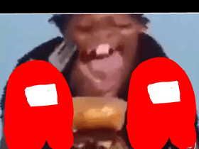hamburger amogus