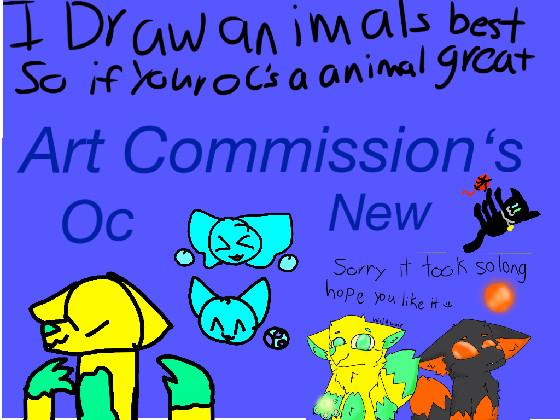 art commissions Redrawing your oc 1 1 1 1