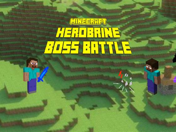 minecraft herobrine boss battle/fake  - copy