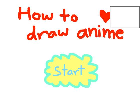 How to draw anime🎀