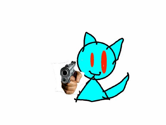 icey the cat has a pew pew