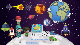 Happy brthday by Sky
