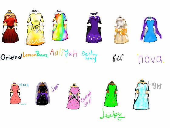 re:re:🏵design a dress🏵  1 1