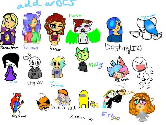 Add your oc’s! 1 1 1 1