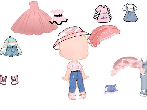 Gacha drees up pink 1 1