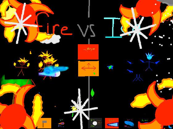 1-2 player ice vs fire NEW 1 2